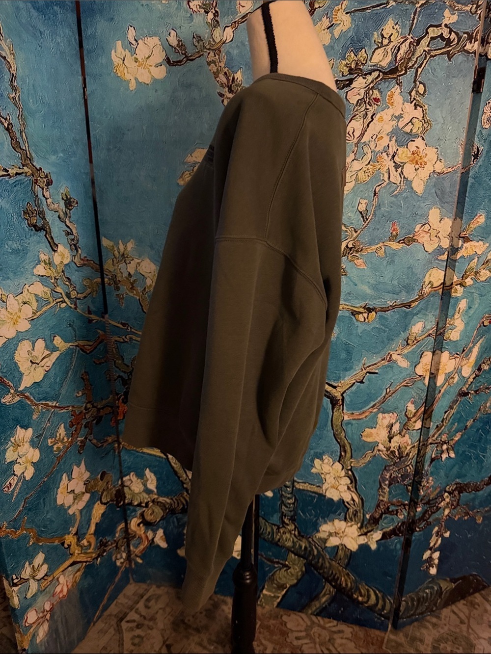 G-Star Raw Men's Olive Green Unisex Core Oversized Sweatshirt - Picture 2 of 13